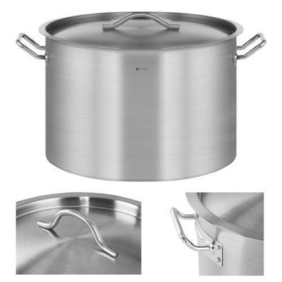 Gastronorm-Topf mit Deckel, Edelstahl, für Induktionsherde, 113 l
