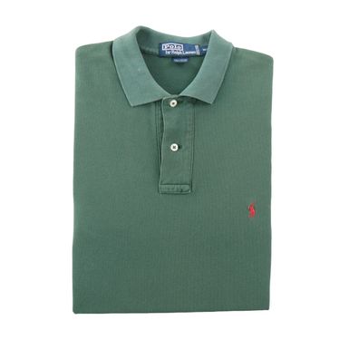 Polo Ralph Lauren Kurzärmeliges Herrenpolo Grün Größe M #QWE1252