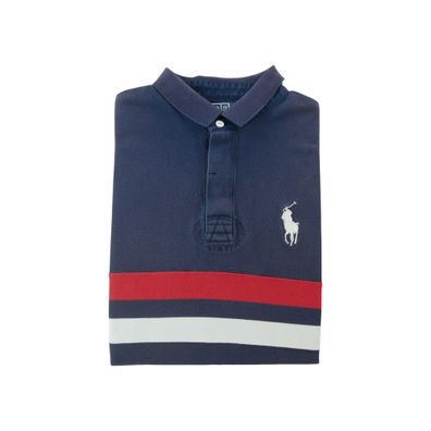 Polo Kurzarm Herren Custom Fit Polo Ralph Lauren Größe L #QWE1083