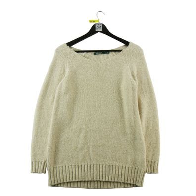 Lauren Ralph Lauren Damenpullover Beige Größe M #QWE1014