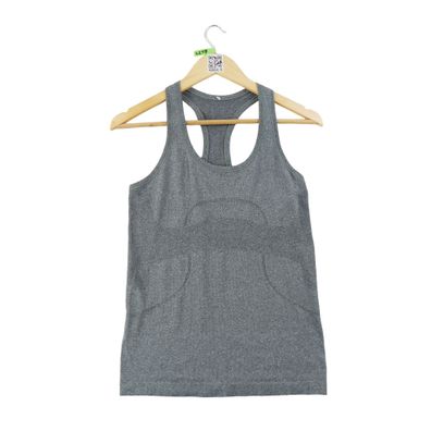 Lululemon Damen Sporttop Grau Größe M #QWE4219
