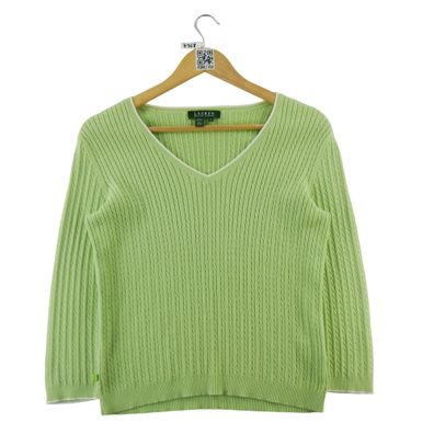 Lauren Ralph Lauren Damen Pullover Grün Größe S #QWE7168