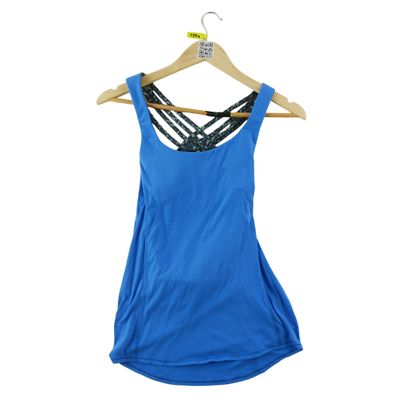 Débardeurs Frau Wild Strappy Tank Lululemon Größe 2XS #QWE1874