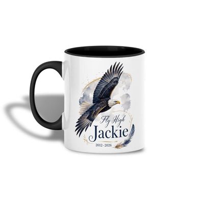 Jackie Bald Eagle Tasse Fly High Big Bear Weißkopfseeadler Fans Weihnachtsgeschenk