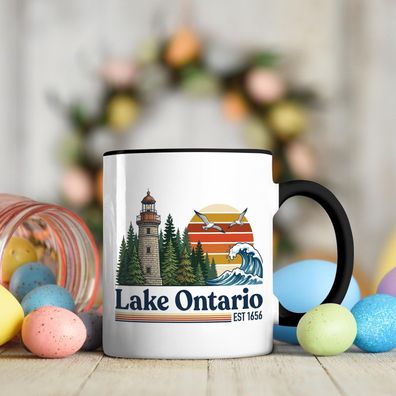Vintage Lake Ontario Great Lakes Tasse Leuchtturm Kanada Fans Weihnachtsgeschenk