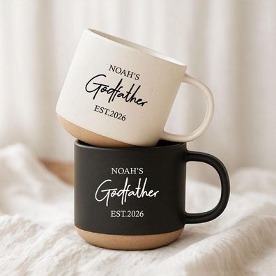 Personalized Godmother Godfather Tasse mit Namen Patentante Patenonkel Vatertag