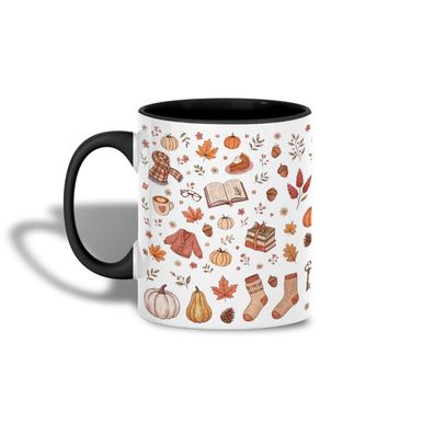 Cozy Autumn Tasse Herbst Kürbis Bücher Buchliebhaber Leseratte Geburtstagsgeschenk