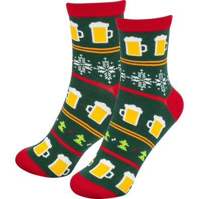 Sheepworld Winter 2026 Zaubersocken für Männer Gr. 41-46 Wish you were Beer Neuware