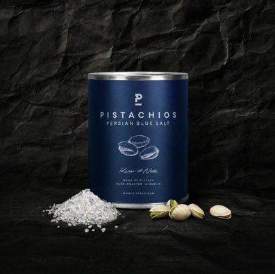 P-STASH Pistazien Persian Blausalz Mini 50g Premium Nuts made in Berlin