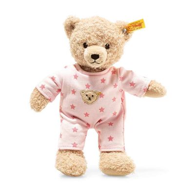 Steiff 241659 Teddybär Mädchen 25cm rosa Baby mit Schlafanzug