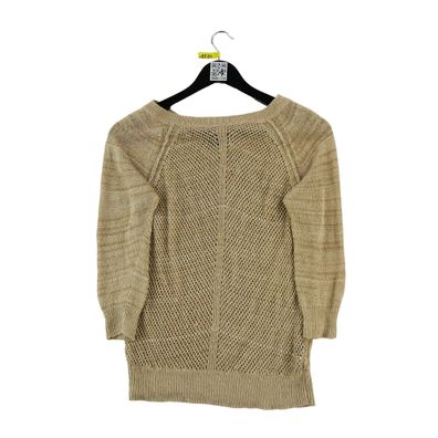 Lauren Ralph Lauren Damen Leinen Beige Pullover Größe XS #QWE1230