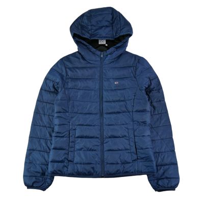 Tommy Hilfiger Damen Steppjacke Regular Fit Marine Größe S #QWE7146