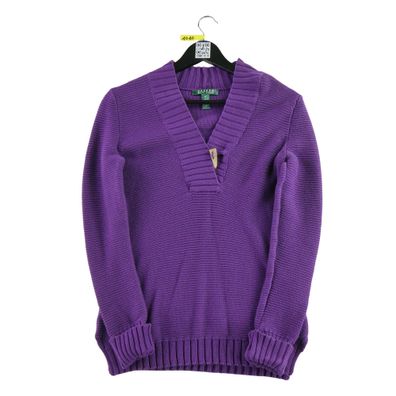 Lauren Ralph Lauren Damen lila Pullover Größe M #QWE1010