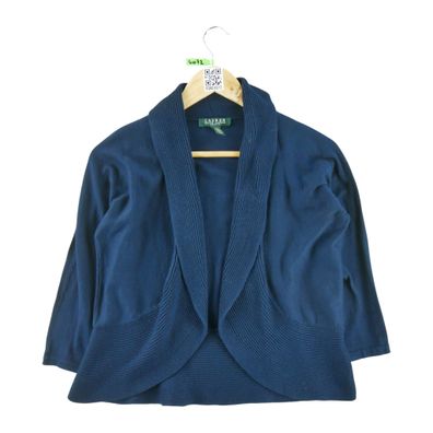 Lauren Ralph Lauren Damenwesten Strickjacke Marineblau Größe M #QWE4072
