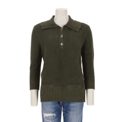 Lauren Ralph Lauren Damen Khakifarbener Pullover Größe M #QWE0629
