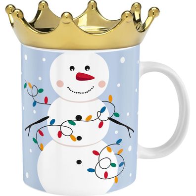 Sheepworld Winter 2026 Tasse Schneemann mit Krone Neuware