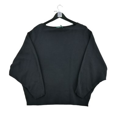 Lauren Ralph Lauren Damenpullover Schwarz Größe XL #QWE3972