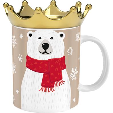 Sheepworld Winter 2026 Tasse Eisbär mit Krone Neuware