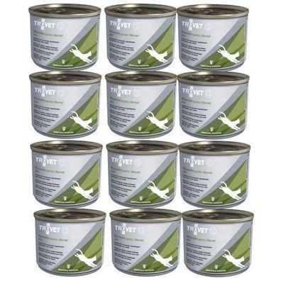 TROVET Hypoallergenes HRD mit Pferdefleisch - Nassfutter für Katzen - 12 x 200 g