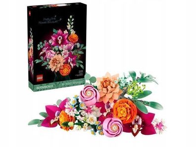 LEGO Botanische Kollektion 10342 - Wunderschöner Strauß rosa Blumen