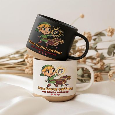 Zelda Link Tasse You Found Coffee All Hearts Restored Weihnachtsgeschenk für Gamer