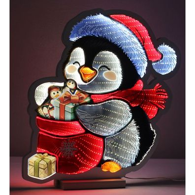 36632 Day&Night Infinity Pinguin 291 LED 6/18h Timer 3m Zuleitung innen