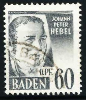 FZ BADEN 2. Ausgabe Spezialisiert Nr 25yI gestempelt X60618E