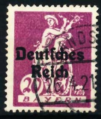 D-REICH INFLA Nr 122 zentrisch gestempelt X692792