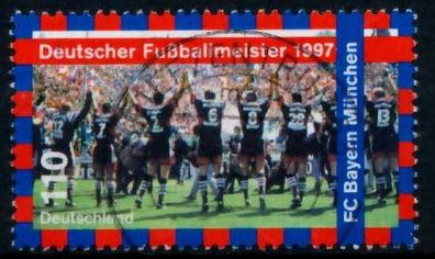 BRD 1997 Nr 1958 zentrisch gestempelt X6B150A