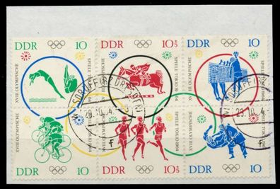 DDR Zusammendruck Nr 6B 1039-1044 zentrisch gestempelt 6er X8EF2E6