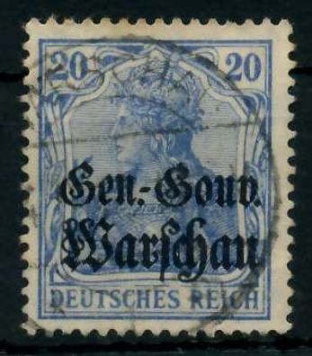 BES 1WK D-POST IN POLEN Nr 13c gestempelt X7769B6