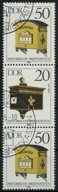 DDR Zusammendruck Nr SZd 287 gestempelt 3ER STR X0A1C0E