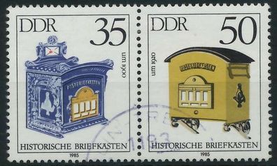 DDR Zusammendruck Nr WZd 621 gestempelt WAAGR PAAR X0A6BBA