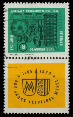 DDR Zusammendruck Nr SZd45 gestempelt SENKR PAAR X11F5DA