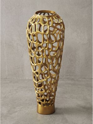 Bodenvase Aluminium handgefertigt Rund - ASTLUX Kadima