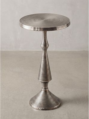 Beistelltisch Aluminium in Rillenoptik - Roccaraso Kadima