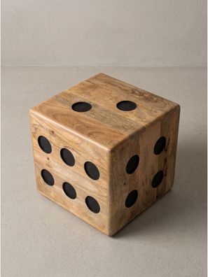 Sitzhocker Mango Massivholz Quadratisch - SINTRA Kadima
