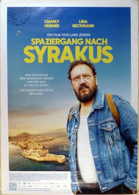 Spaziergang nach Syrakus - Original Kinoplakat A0 - Charly Hübner - Filmposter