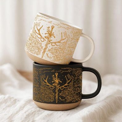 You Do Not Yield Tasse Throne Of Glass Fantasy Weihnachtsgeschenk für Leseratten