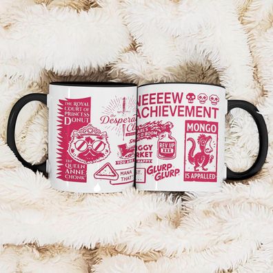 Dungeon Crawler Carl Tasse „Neeeew Achievement“ Pink LitRPG Weihnachtsgeschenk Gamer