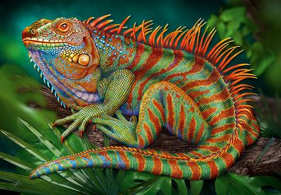 Unglaublicher Leguan