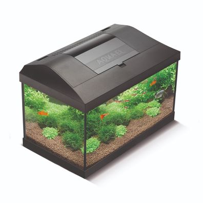AQUAEL Leddy Day & Night 40 2.0 schwarz – 25 Liter Aquarium Komplettset