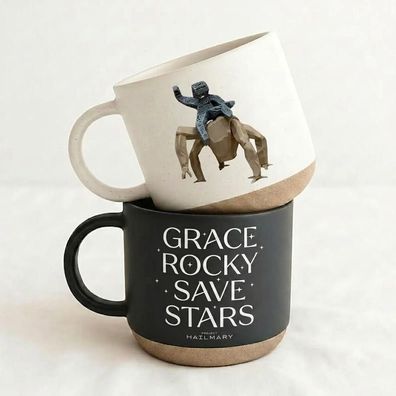 Grace Rocky Save Stars Tasse Project Hail Mary Sci-Fi Buchliebhaber Weihnachten