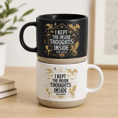 Ridoc Quest Squad Tasse Fourth Wing Onyx Storm Romantasy Weihnachtsgeschenk Leserin