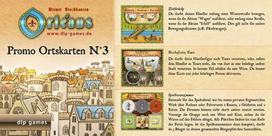 Orléans | Promo Ortskarten (Sonderedition 3) - Erweiterung