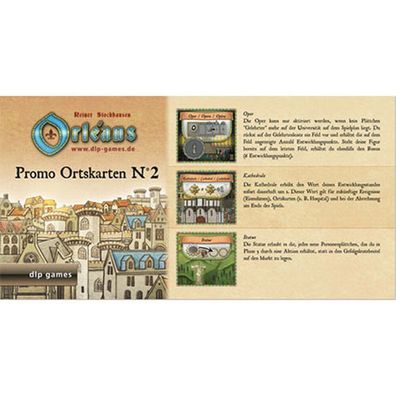 Orléans | Promo Ortskarten (Sonderedition 2) - Erweiterung