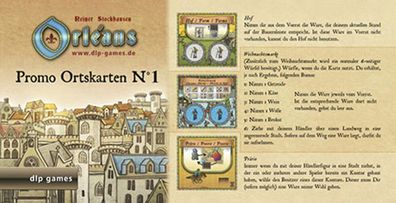 Orléans | Promo Ortskarten (Sonderedition 1) - Erweiterung