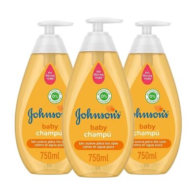 3er Pack Johnson´s Baby Shampoo Original