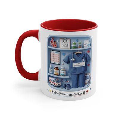 Pediatrician Kinderarzt Tasse Name Kleine Patienten Großes Herz Weihnachtsgeschenk