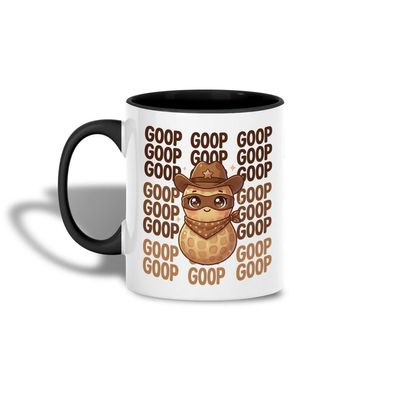 The Burnt Peanut GOOP Tasse Erdnuss Cowboy Meme Weihnachtsgeschenk Gamer Freund